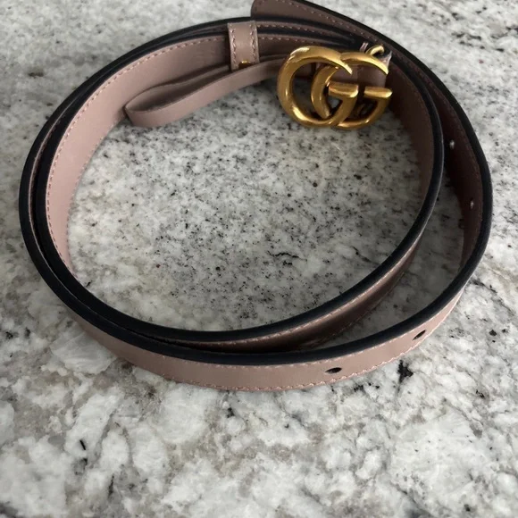 Gucci Beige Leather Belt - Picture 1 of 4